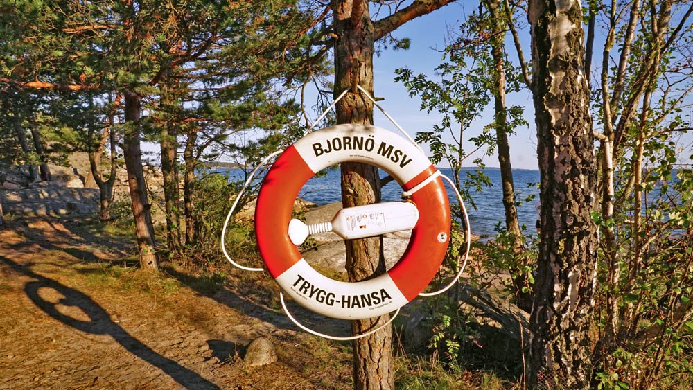 Stellplatz in der Natur in Schweden
